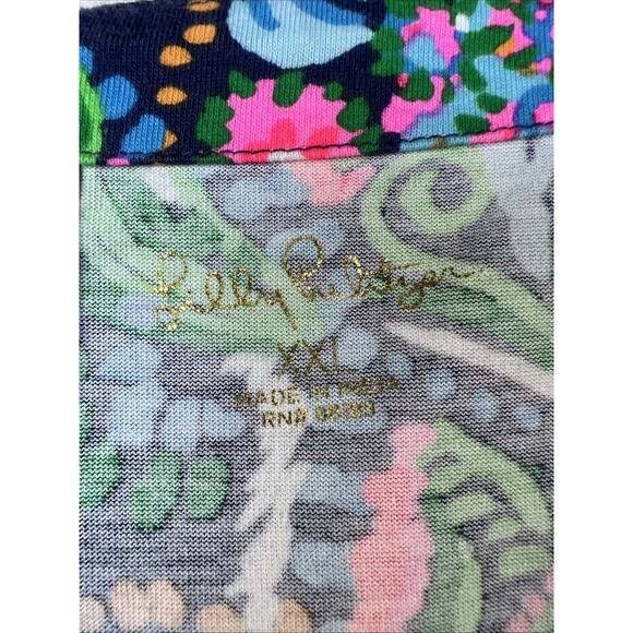 Lilly Pulitzer 2XL women's Cath Take Me To The Sea Cotton Shift Dress XXL - Picture 8 of 14